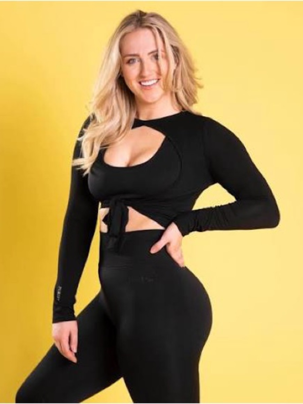 Pursue Fitness X Hopescope Sculpt Leggings Black High Waisted Size L